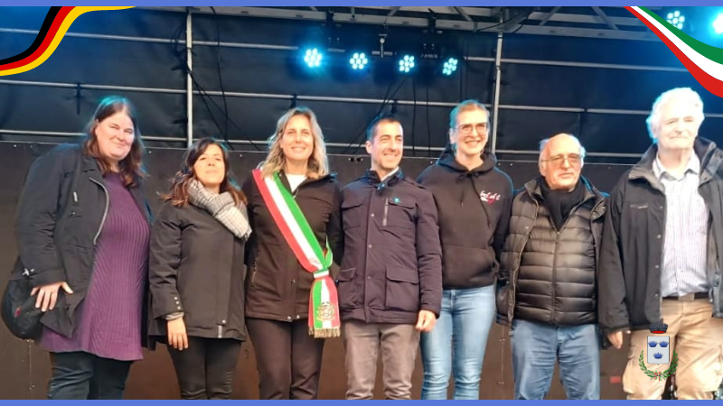 Delegazione di Rignano in visita a Groß-Zimmern 