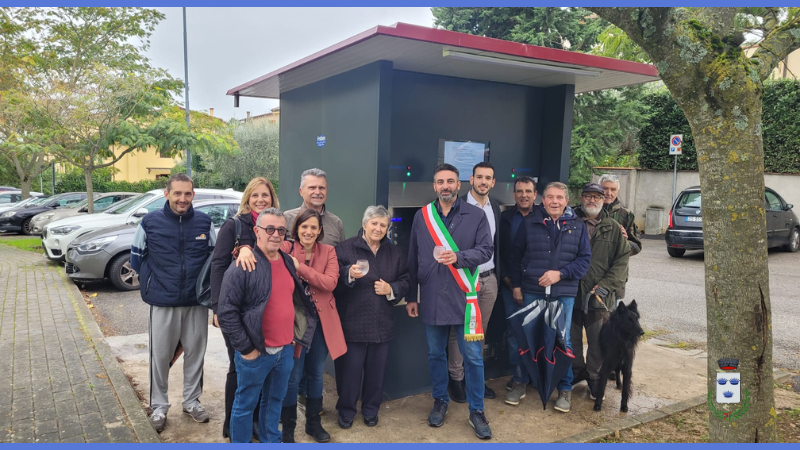 Inaugurato il fontanello nella frazione del Bombone 